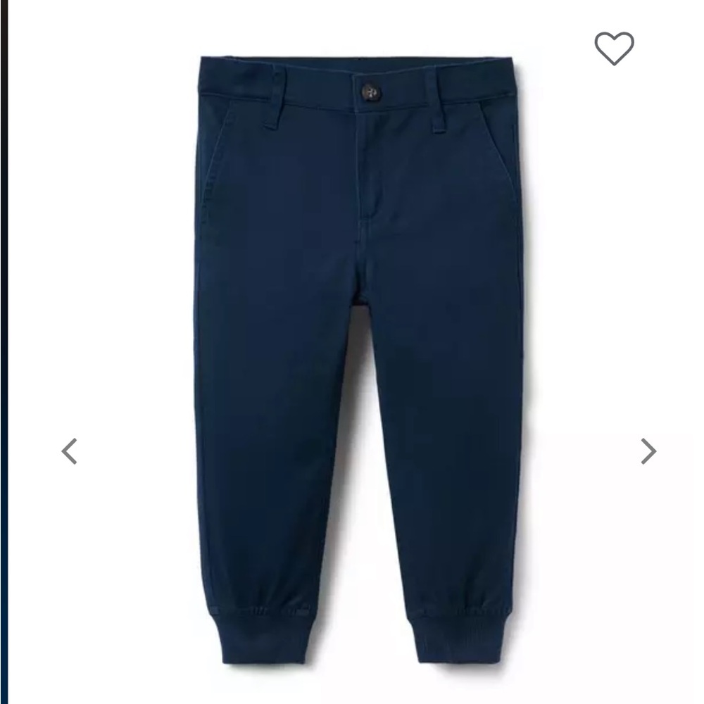 NWT- The Button Twill Jogger by Janie and Jack